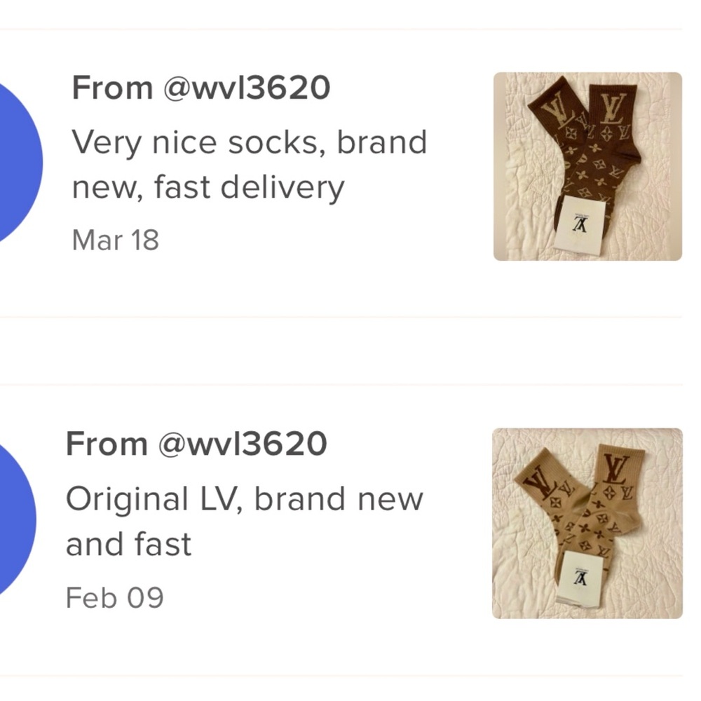 📌Luxury Monogram Socks📌 - Picture 6 of 14